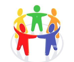 unity-in-the-group-illustration-on-white-JFEWR0 unity-in-the-group-illustration-on-white-JFEWR0
